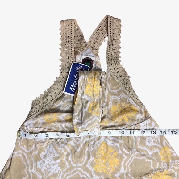 Free People NWT Sleeveless Blouse Size M Embroidered Straps - Picture 4 of 9